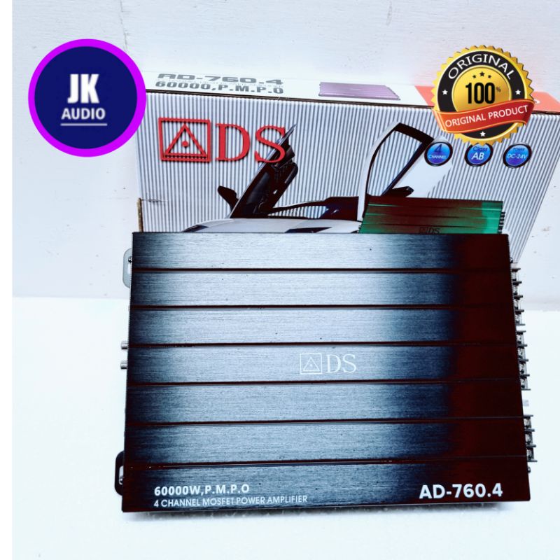 Power Amplifier 4 Channel ADS AD760.4 POWER AUDIO MOBIL