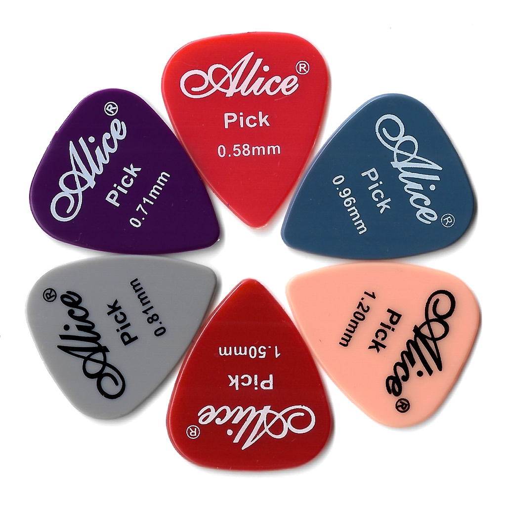 5pcs Alice AP-E  Smooth Nylon Pick Gitar