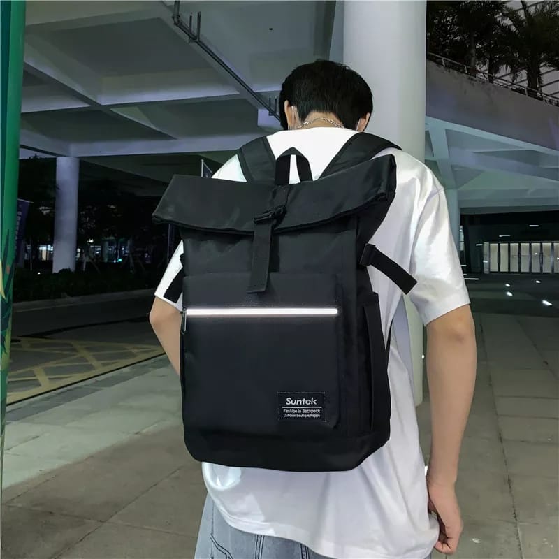 Backpack Tas Sekolah Pria Tas Ransel kekinian Terbaru Muat Banyak