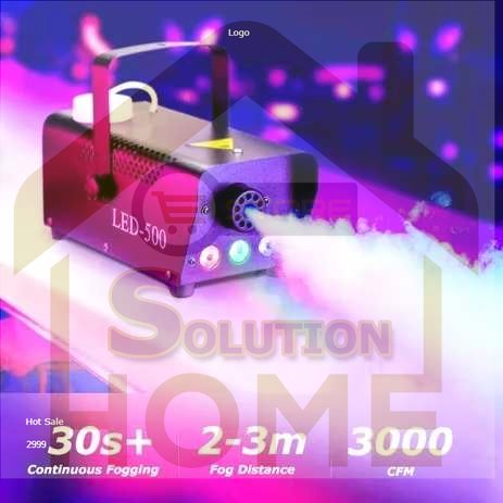 HSS TOOLS - TaffLED Sistem Fogger Panggung Stage Machine Ejector with RGB LED - KY-LED500