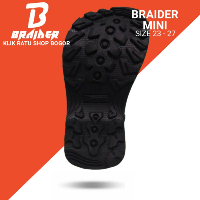 SANDAL SLIP ON SLOP GUNUNG ANAK LAKI-LAKI USIA 2 SAMPAI 5 TAHUN BRAIDER MINI TERBARU/ SENDAL GUNUNG KOKOP ANAK LAKI-LAKI BRAIDER MURAH