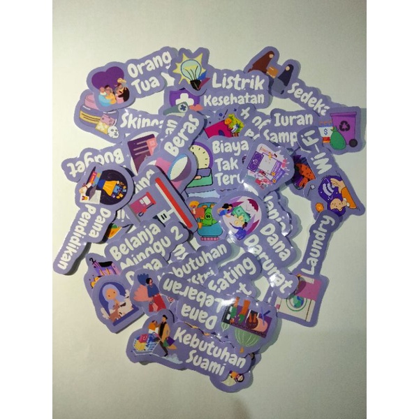 

Custom Stiker Budgeting Variasi Full Color