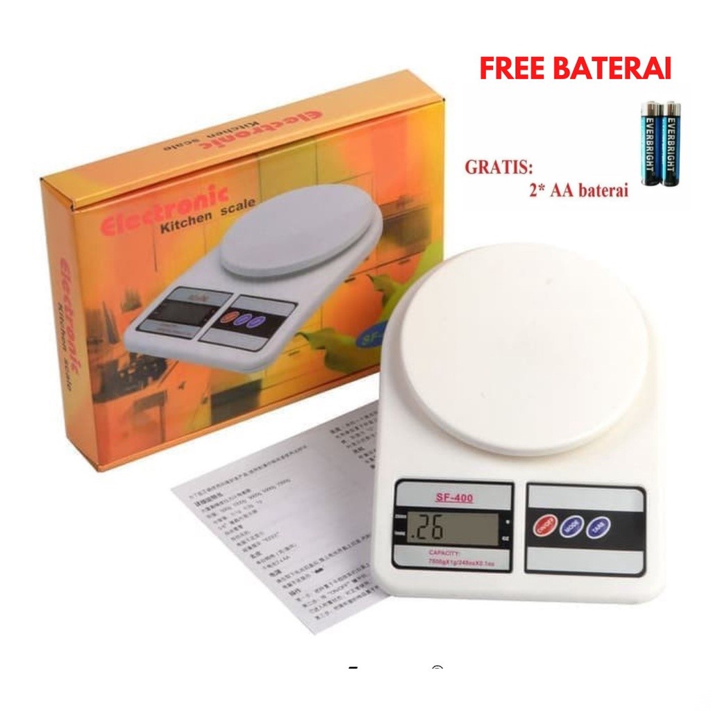 10kg Timbangan Digital Presisi Kue Dapur Bahan Kitchen Scale Elektrik 10 kg Elektronik Listrik Berat