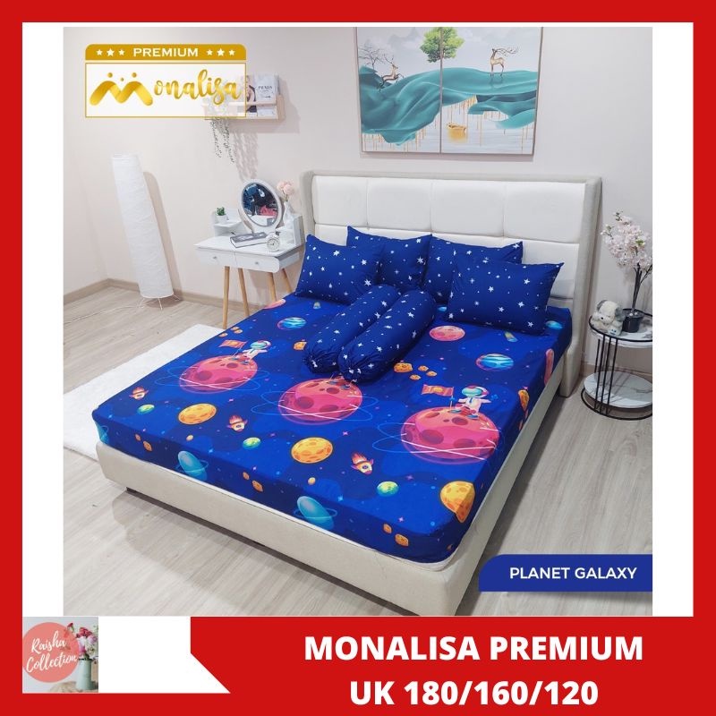 RC Monalisa Premium Sprei Minimalis Ukuran 180/160/120 Tinggi 20cm