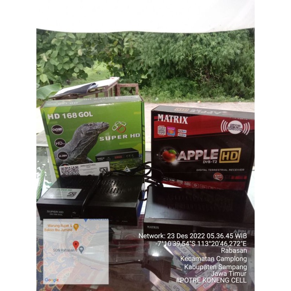 STB TV DIGITAL MATRIX APPLE HD MERAH