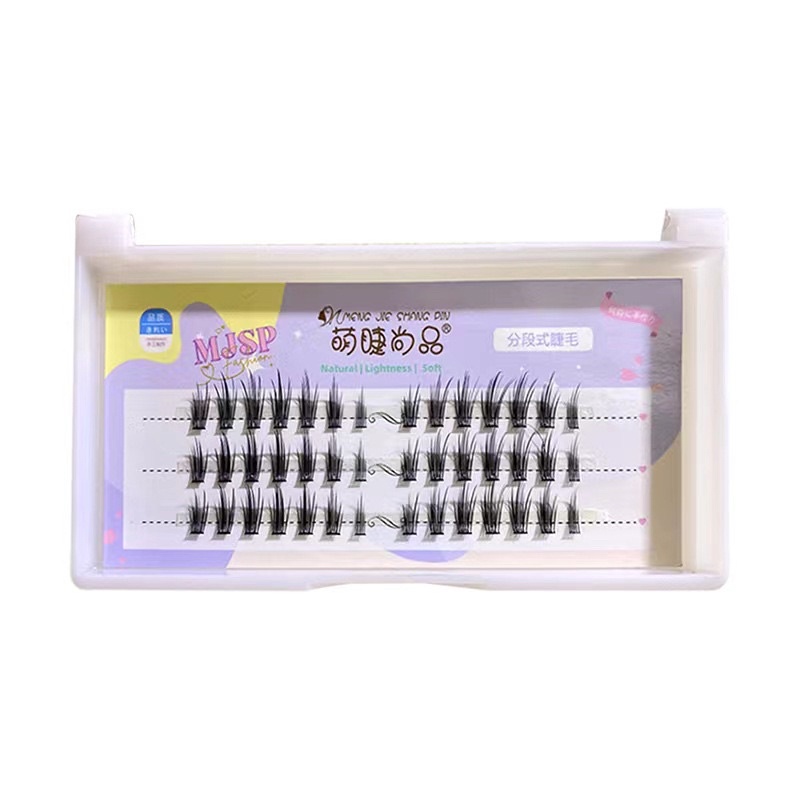 F175 - Comic Eye Little Devil Cos False Eyelashes Natural Simulation Grafting Single Cluster Eyelashes Makeup Beauty Tools