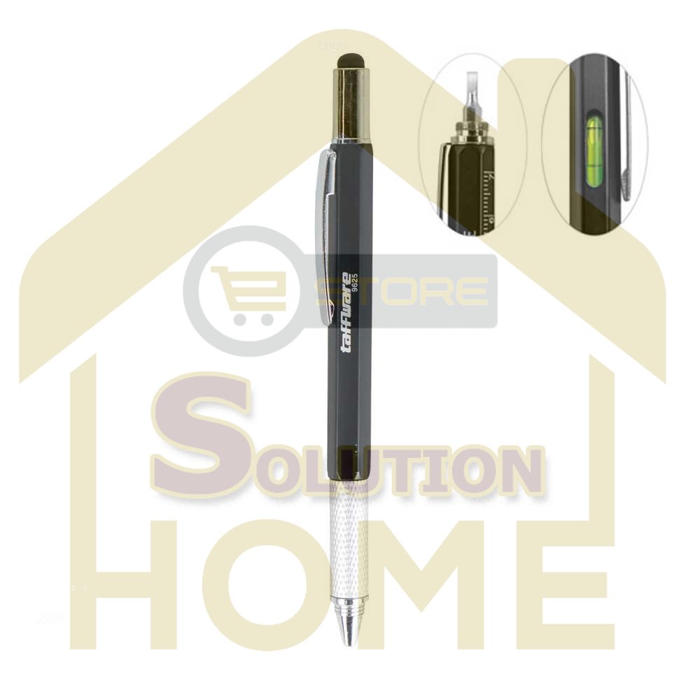 

HSS TOOLS - Taffware Pena Multifungsi Plastik Stylus + Penggaris + Level + Obeng - 9625
