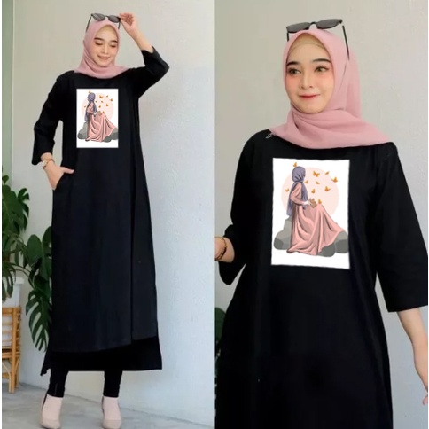 FC - LONG TUNIK HIJAB TUNIK WANITA TERBARU 02 DTF