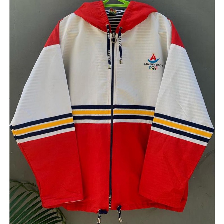 Vintage Jacket Athens Olympic/color block jacket