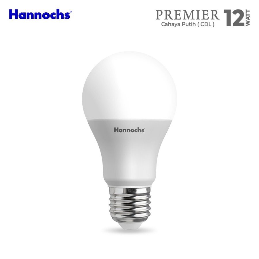 Hannochs Premier Lampu LED 12 Watt Cahaya Putih SNI Original