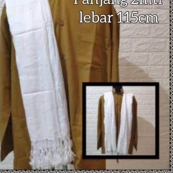 Best Sorban rida putih polos panjang/ sorban putih panjang / sorban panjang / sorban habaib