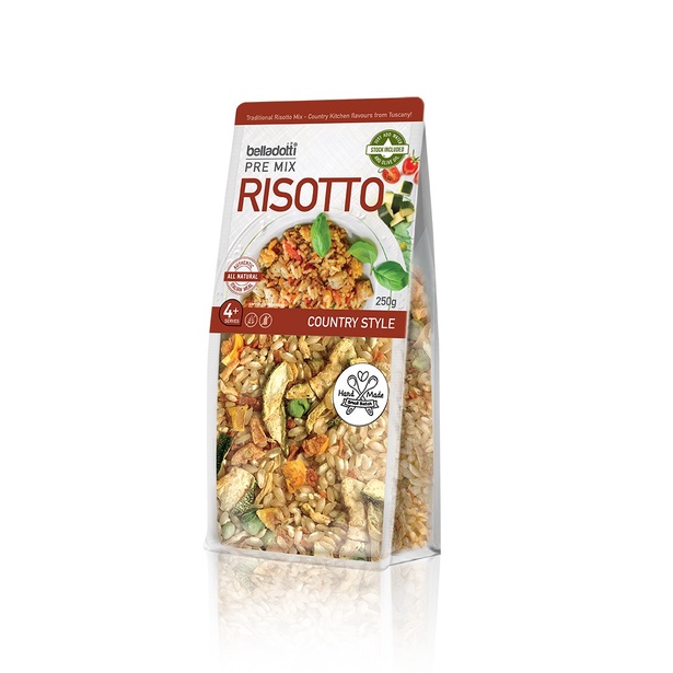 

⭐BISA COD⭐ Risotto Country Style Vegetarian Belladotti / makanan itali instant