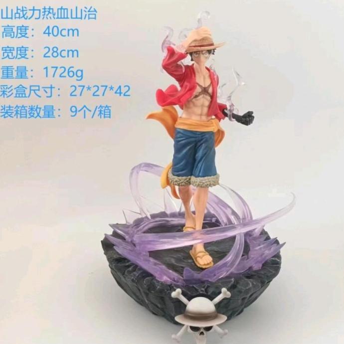 Action Figure One Piece Diorama Monkey D Luffy Besar Storpatmaa