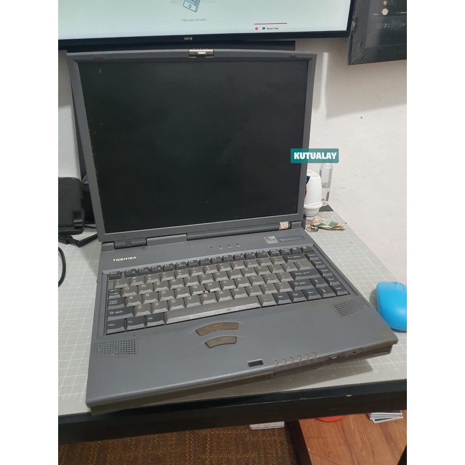 Laptop Jadul Toshiba Tecra 8000 PII-366 14.1&quot; Windows 98 Pentium 2 Vintage Retro