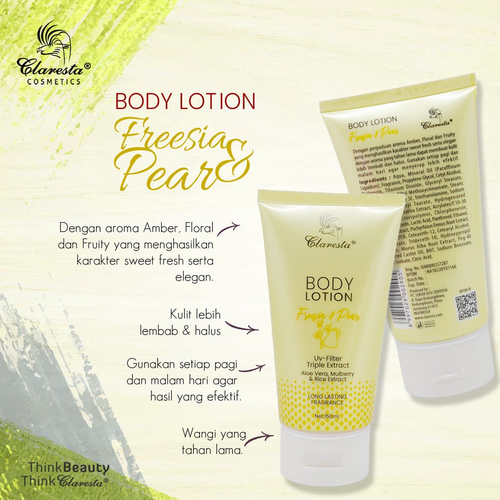 Claresta Body Lotion Series