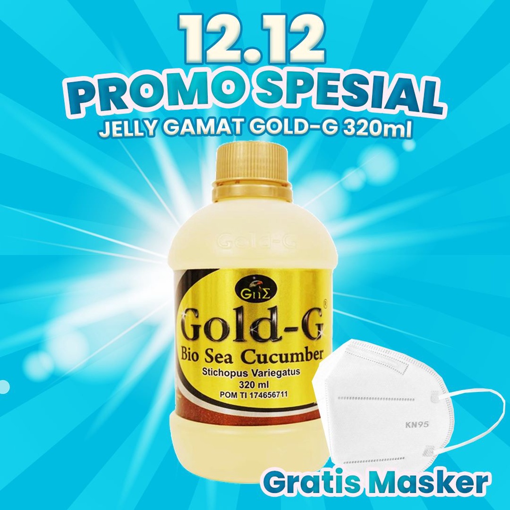 Gold G 320Ml Original Asli Sea Cucumber