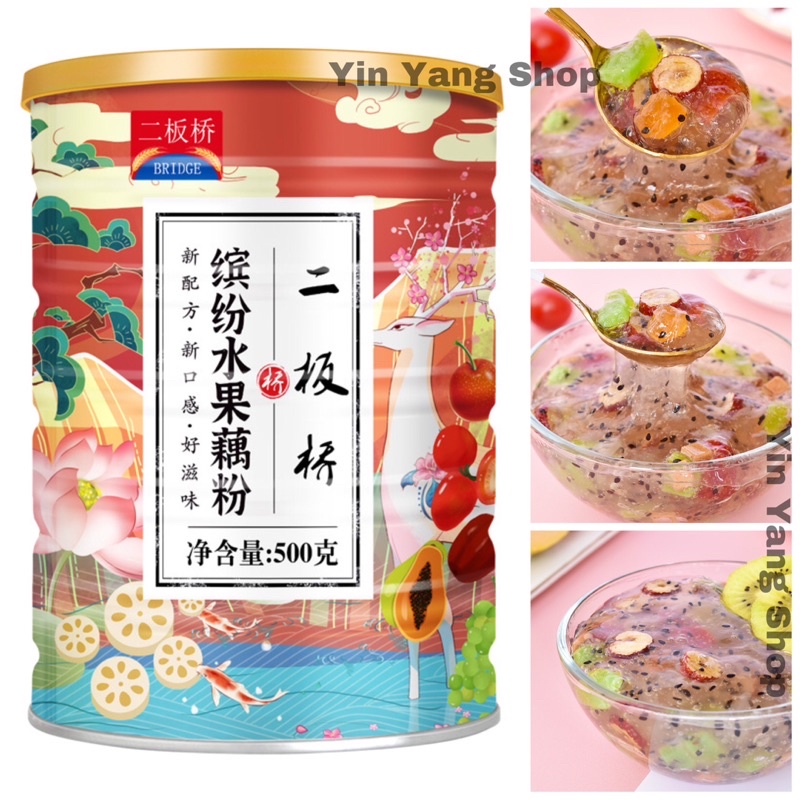 Ou fen Lotus root Powder Bubuk Akar Teratai OatMeal MaiQuFeng BlackSesame 600gr