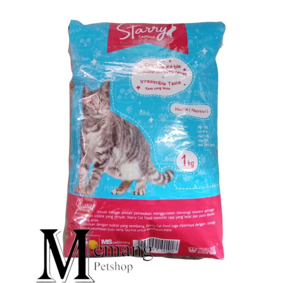 Starry Cat Food 1Kg - Makanan Kucing Kering