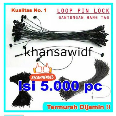 

COD 5000 Pcs LOOP PINS 5” INCH HITAM/PUTIH LOCK PINS TALI HANG TAG 5