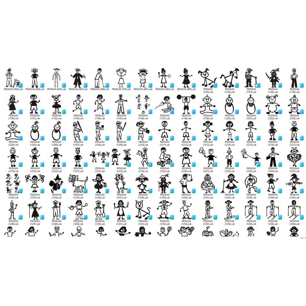 566 Family Silhouette Vector Coreldraw