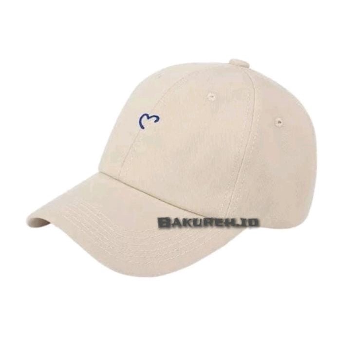 Topi Baseball Pria Wanita Dewasa Bordir Love Sunset dan Flower