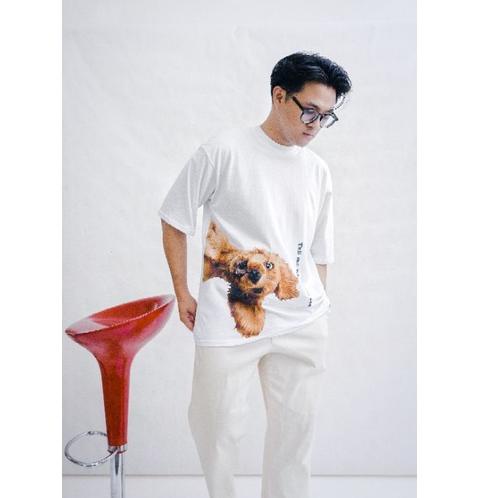 ↲ OOTDSUPPLY Oversized Tshirt Golden Retriever l Kaos Oversized Pria & Wanita に