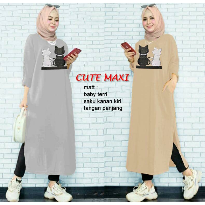 PIK - Maxi Cute Jumbo L(55710), XL(59280), XXL(63209) /Best Seller/ Maxi Wanita Jumbo/Maxi Termurah
