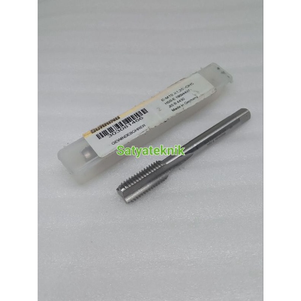 tap m10x1.25 HSS PO | tap m10 x 1.25 pointed | tap HSS m10x1,25 lurus