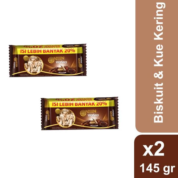 

↑ Nissin Wafer Chocolate 145 gr -2pcs ☆