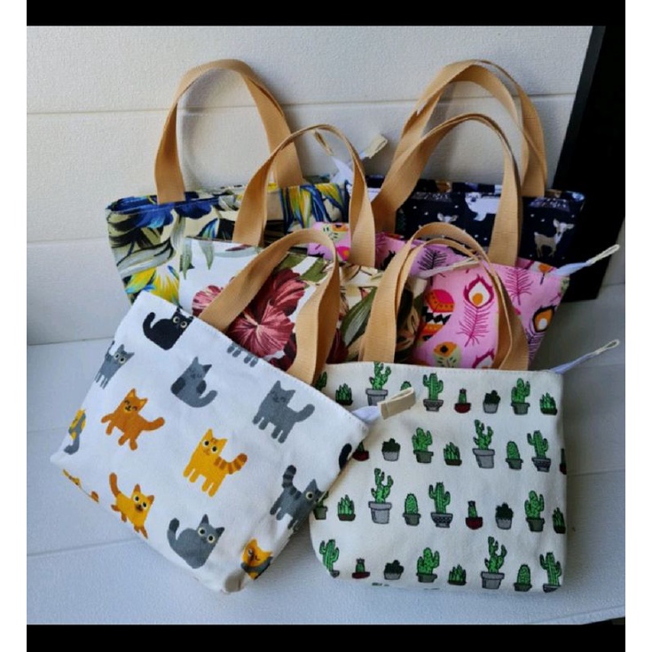 Tas Mukena Kanvas / Tas Jinjing Wanita