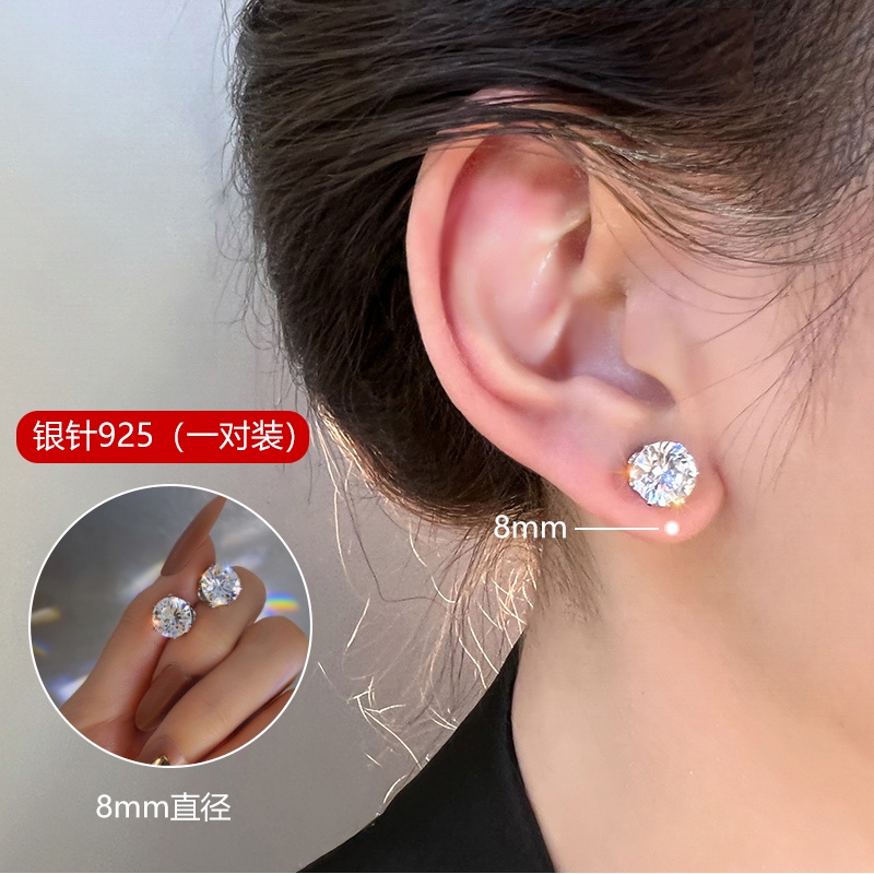 IFYOU Vintage Anting Kuku Zirkon Cochlear Magnet Anting Tusuk Mutiara Untuk Perhiasan Wanita Aksesoris Fashion