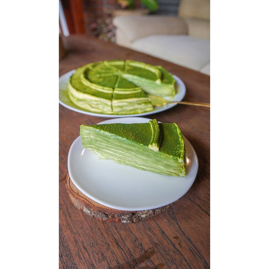 

Matcha Mille Crepes