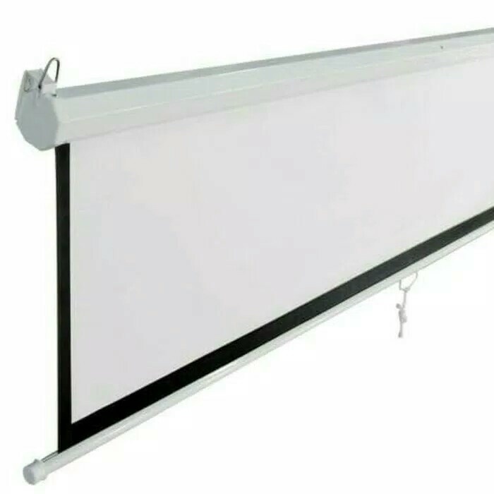 Screen /Layar Proyektor Gantung 84" (213Cm X 213Cm)