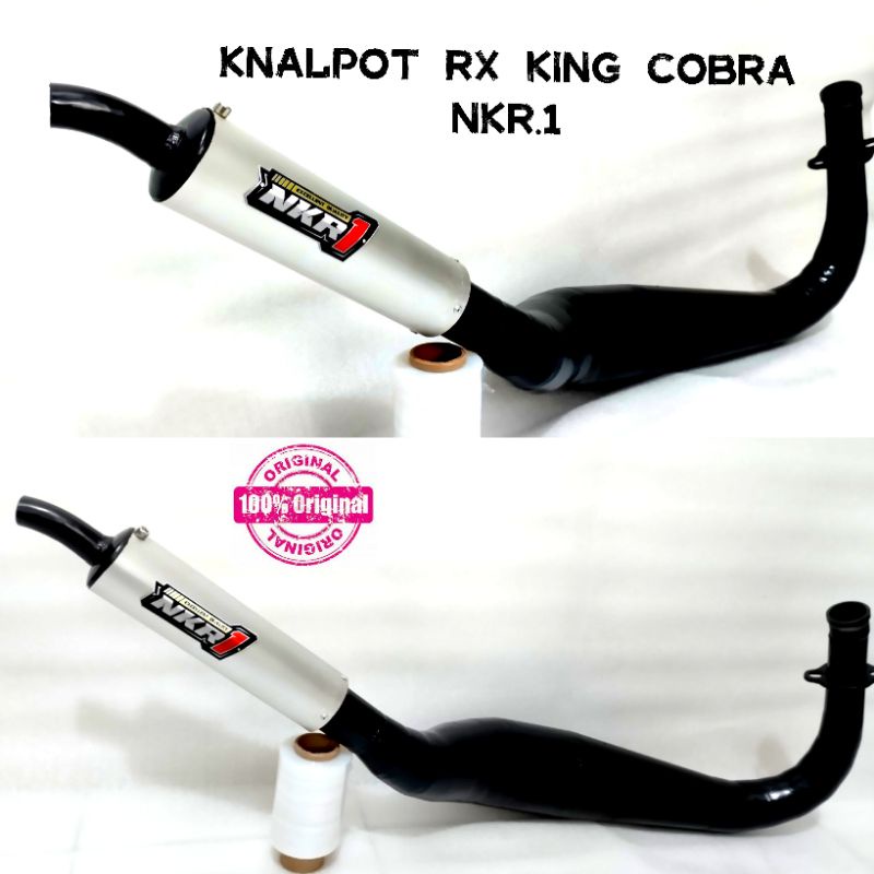 Knalpot rx king rx spesial kolong cobra NKR.1 ORIGINAL black cobra series