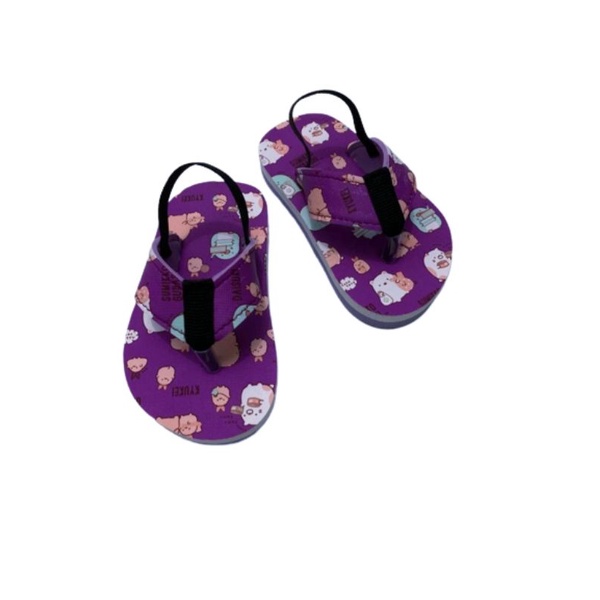 Sandal Anak Tali Belakang/ baby sumikko Ungu