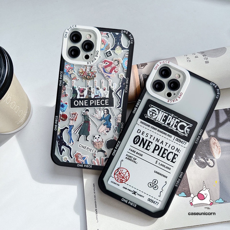 IPHONE Casing Ponsel Anime Kartun Kompatibel Untuk Iphone14 11 13 12 Pro Max 6 6s 8 7 Plus XR X XS Max SE 2020 Trendi One Piece Shockproof Angel Eyes Bening Lembut TPU Case