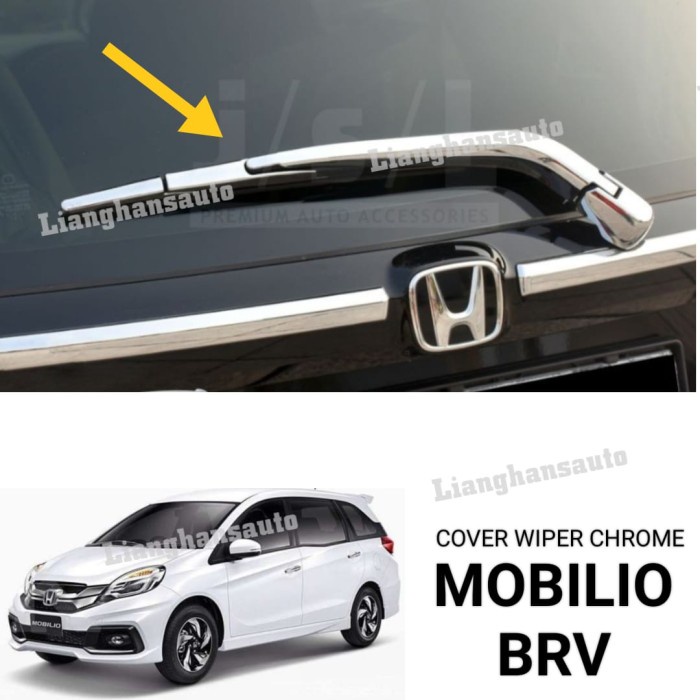 Cover Wiper Tutup Gagang Wiper Mobilio Chrome #Original