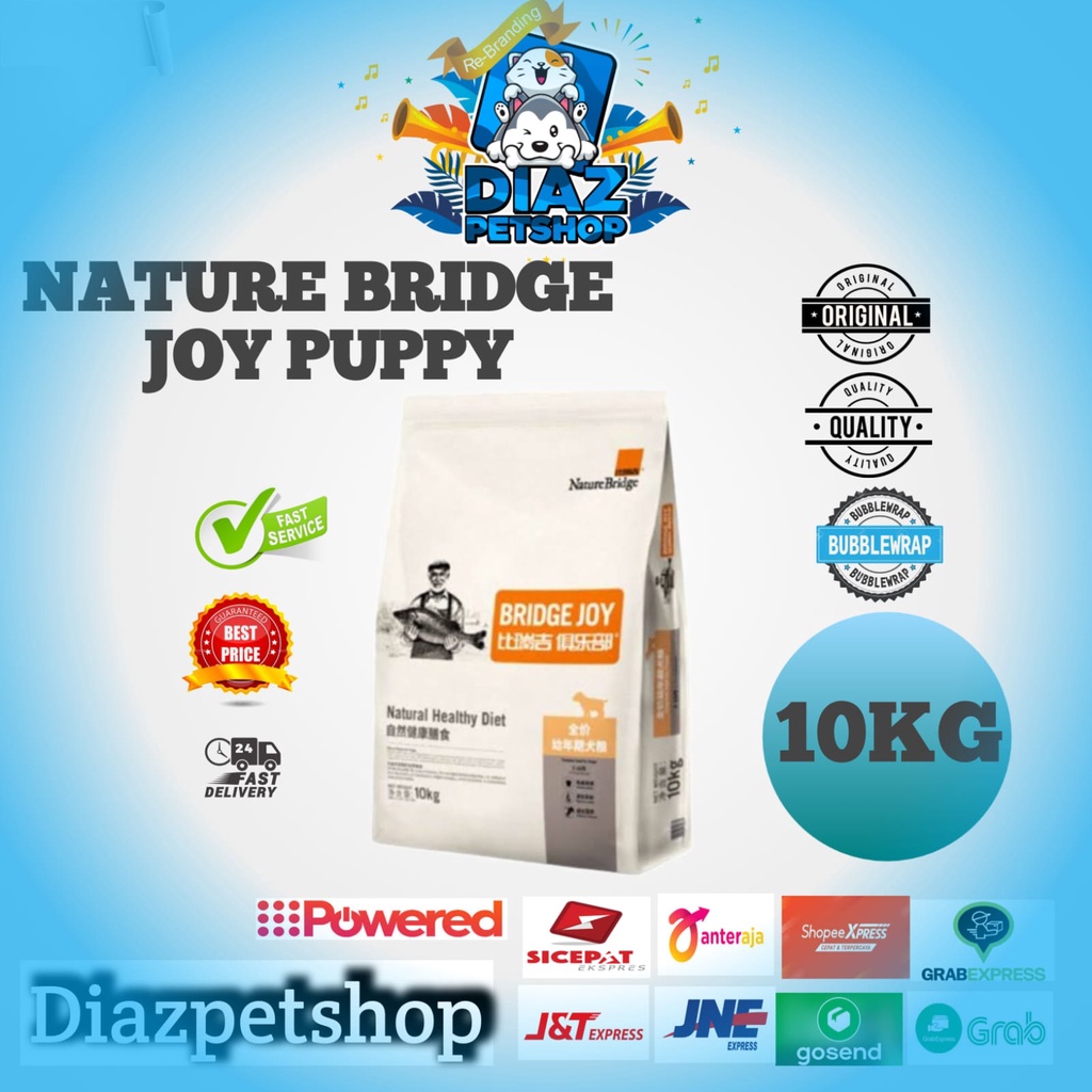 NATURE BRIDGE JOY PUPPY 10KG / MAKANAN ANJING / nb joy / KHUSUS INSTANT