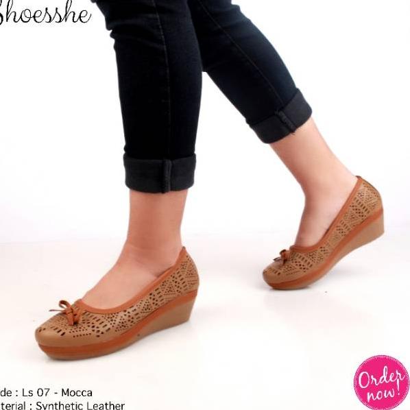 Paling Laris Fsb - Sepatu Wedges Wanita (Ls 07 - Series)
