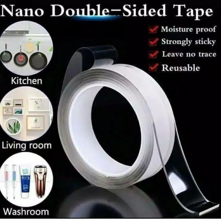 

NANO DOBLE TAPE LAKBAN PEREKAT / SOLASI AJAIB SUPER KUAT MULTIFINGSI ㅿ