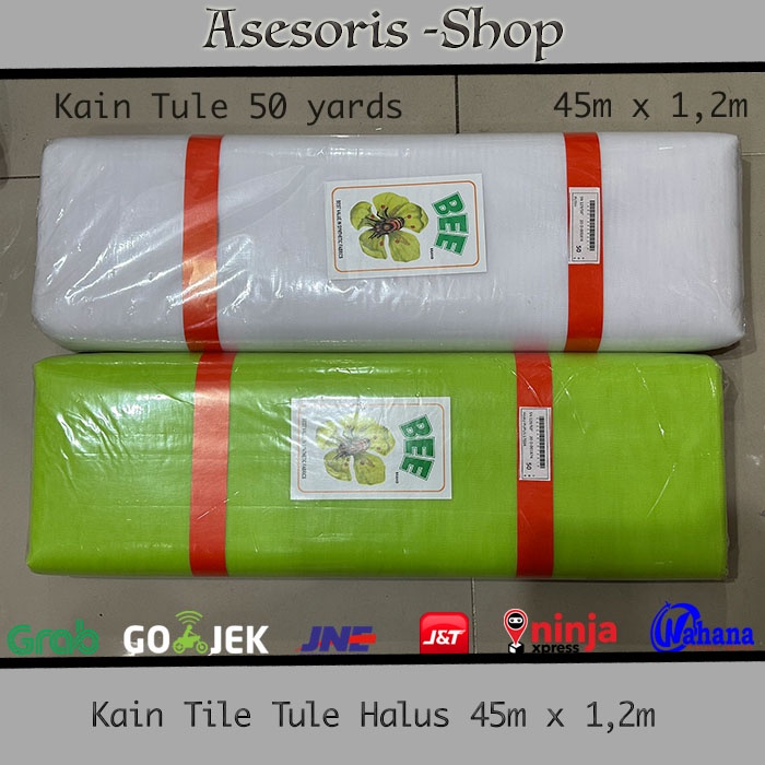 Kain Tile Hampers Bee Brand | Kain Tule Halus Kaku SEDANG BEE | Kain Tile Balan | Kain Tule BEE panj