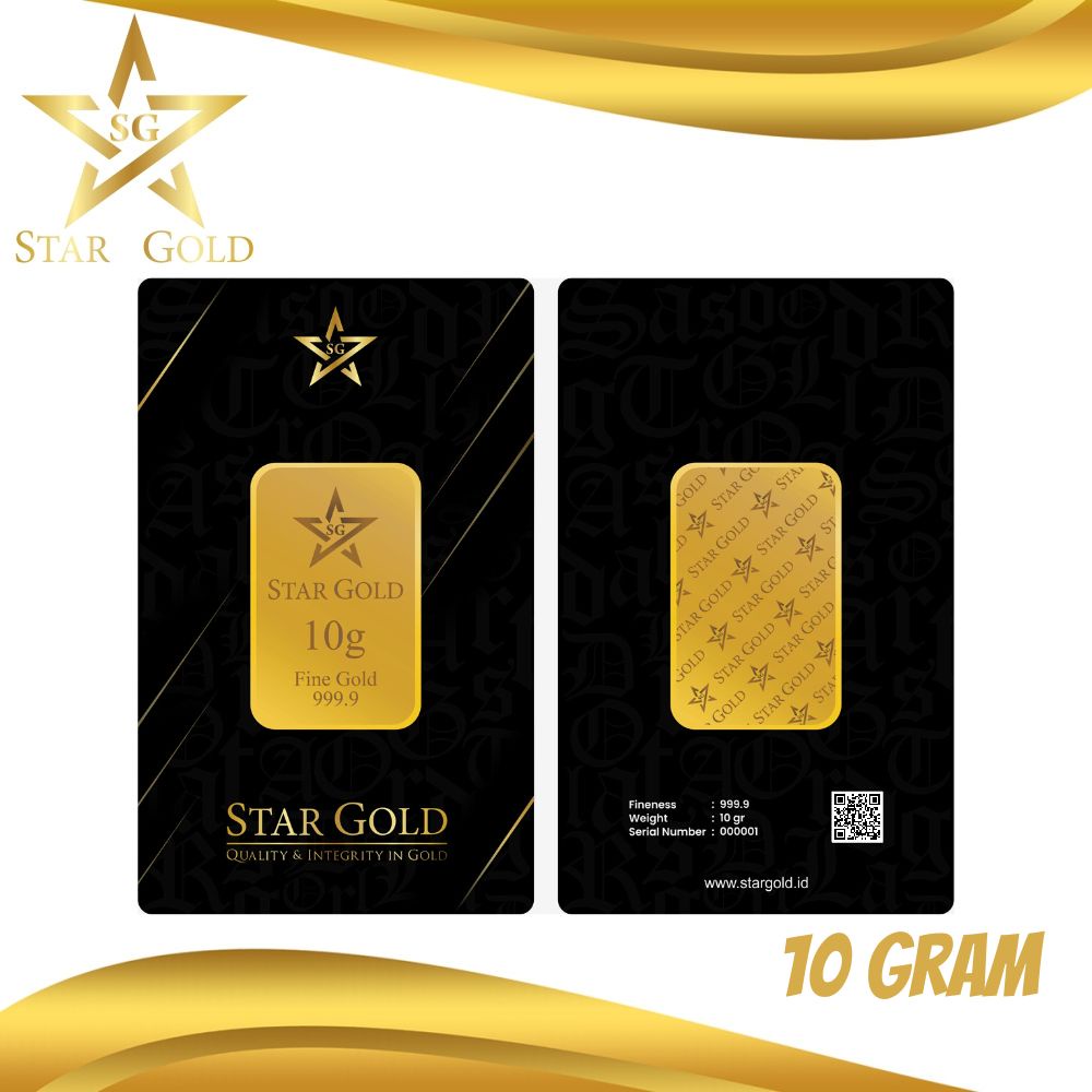 Star Gold Logam Mulia 10 Gram