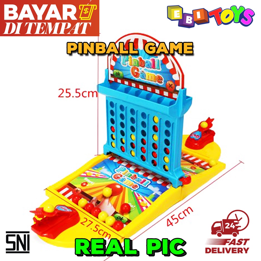 MAINAN PIN BALL GAME MAINAN BOLA LEMPAR BOARD GAME PIN BALL MAINAN KELUARGA