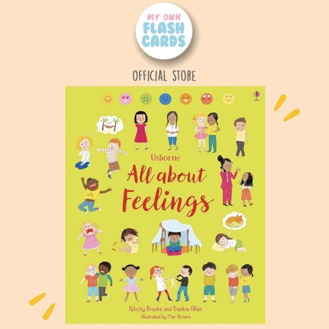 Usborne All About Feelings - Imported Education Book Buku Edukasi Anak