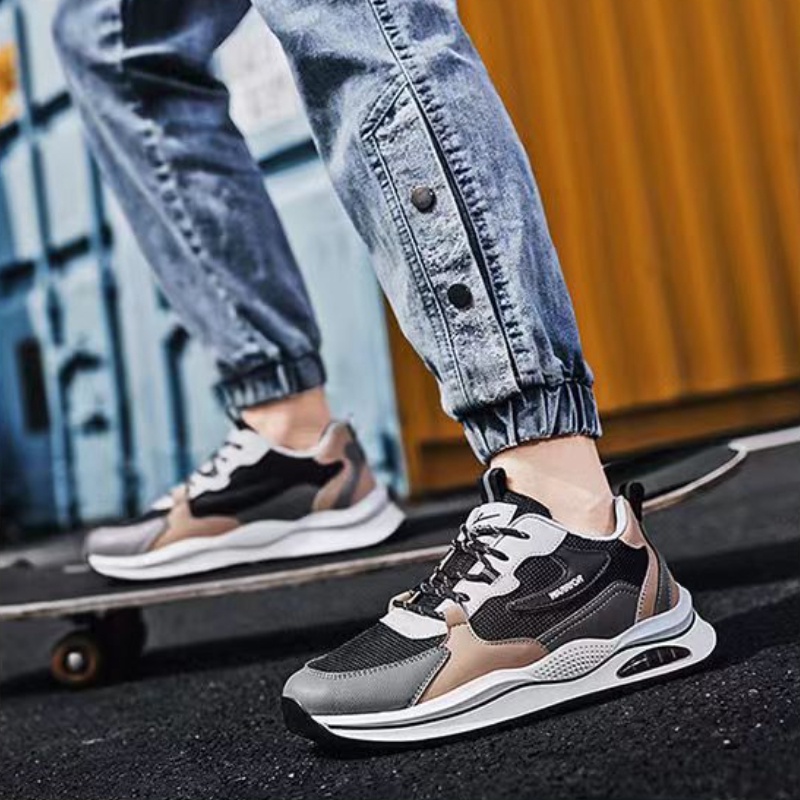 NEW [COD] 120512 Sepatu Sneakers Pria Sepatu Olahraga Sport Casual Kekinian