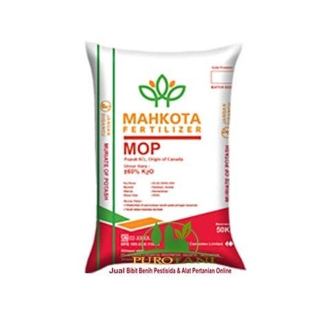 Pupuk KCL Mahkota origin of Canada Asli Repack 1kg