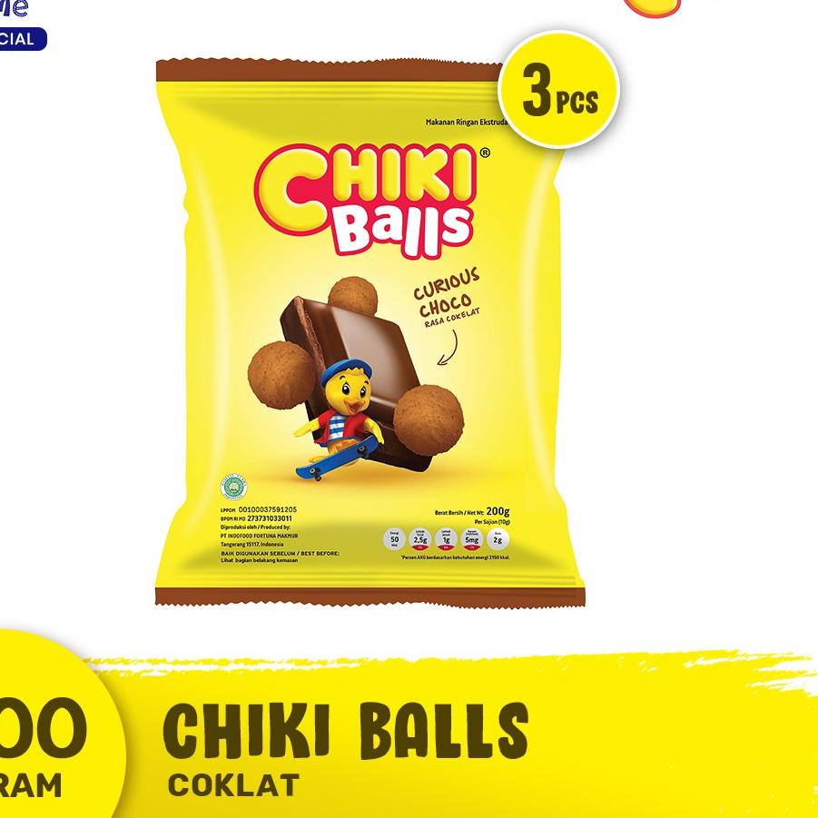 

Quality Control✅Chiki Ball Coklat 200 Gr - 3 Pcs|RA1