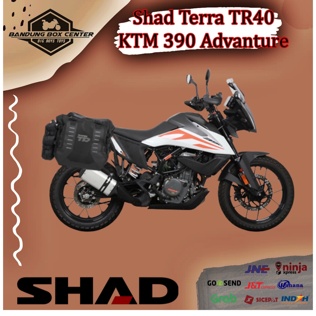 SideBag Shad Terra TR40 Tas Samping Shad KTM 390 250 Adventure Side Bag Shad Terra TR 40 KTM390 KTM2