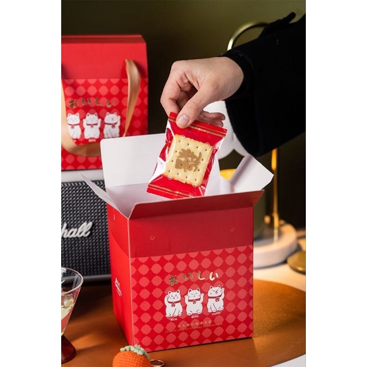 BOX COOKIES TENTENG CHINES NEW YEAR/ KOTAK HAMPERS IMLEK LUCU CNY-B16