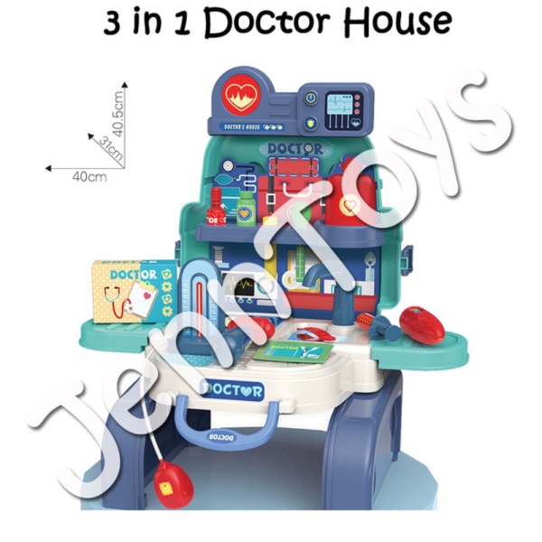 

- play make - - BEAUTY dandan SET JennToys up Mainan 3 pretend 1 Dijual anak in 3in1DoctorHouse Limited